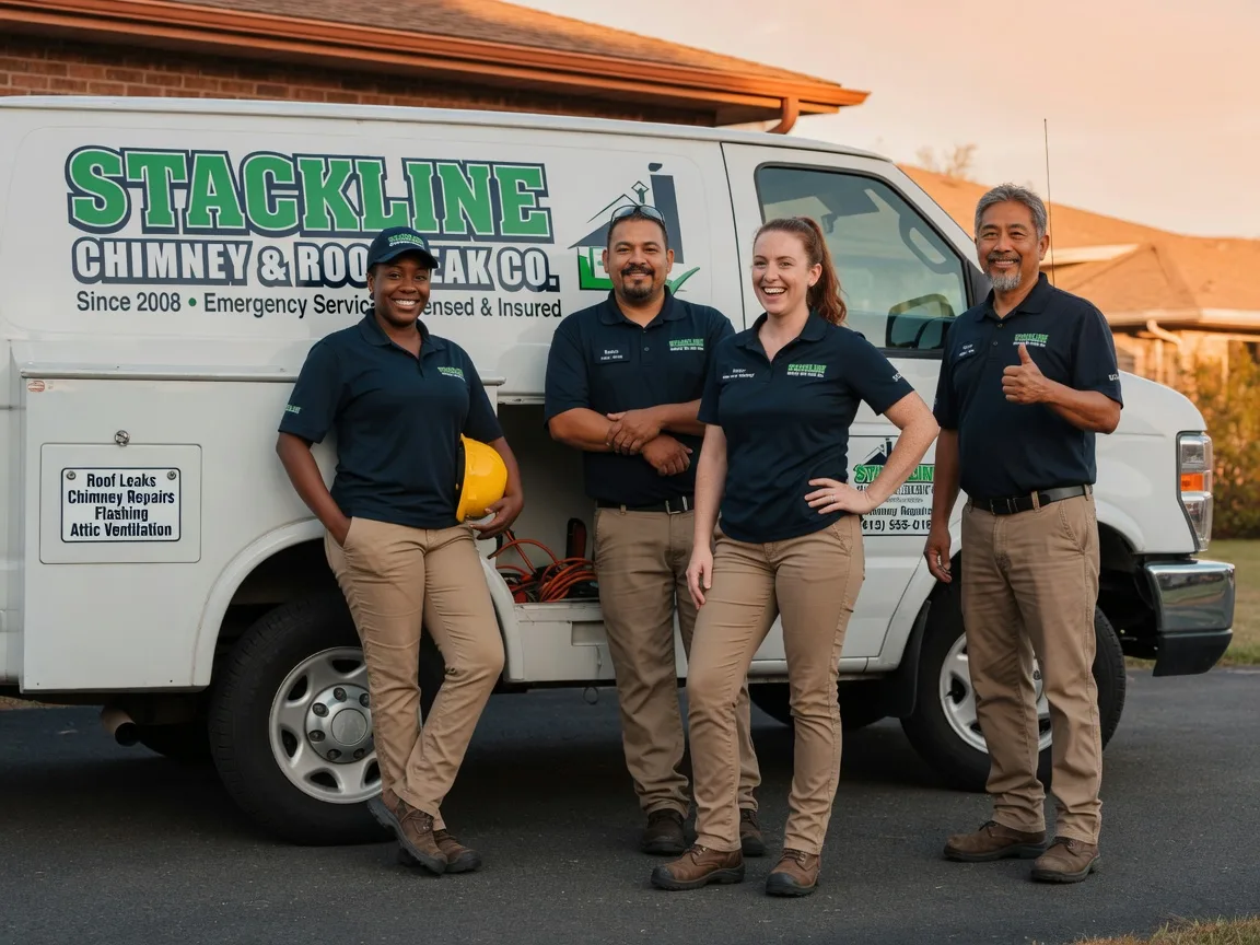 Chimney flashing repair company in Enid, MS